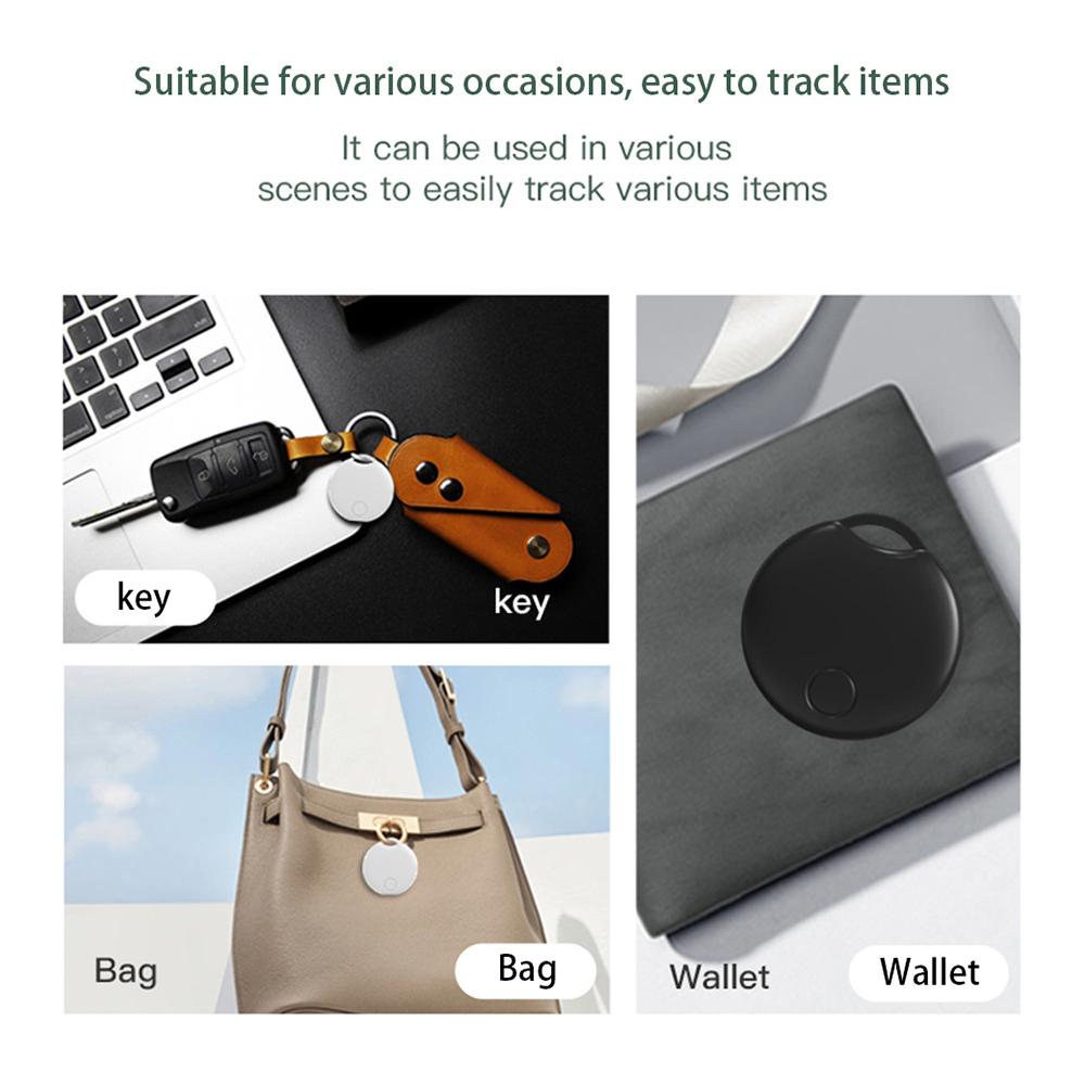 Mini GPS Tracker For iOS Find My App Smart Tag Key Finder Airttag Locator for Pet Car Wallet Anti-loss Device IOS System Only