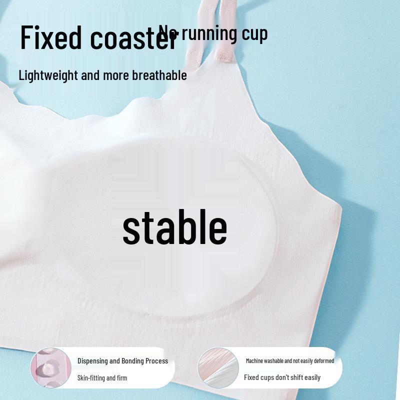 Girls' Seamless Sports Bra - Puberty Stages 2 & 3 Shockproof Vest