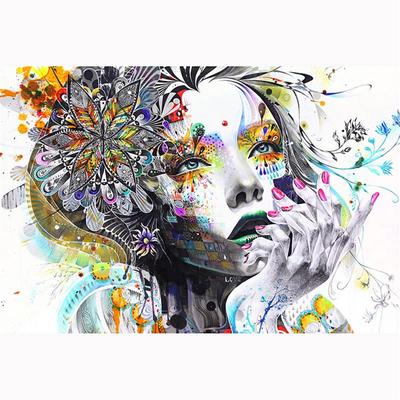 Full 5D Diy Diamond Painting Color Girl Drill Embroidery Cross Stitch Home Decor Handmade Gift