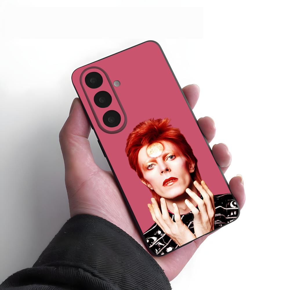 

Singer D-David Bowie Phone Case For Samsung A25 A13 A33 5G A54 A36 A35 A56 A52 A14 Shockproof Soft Cover Samsung A13 4G