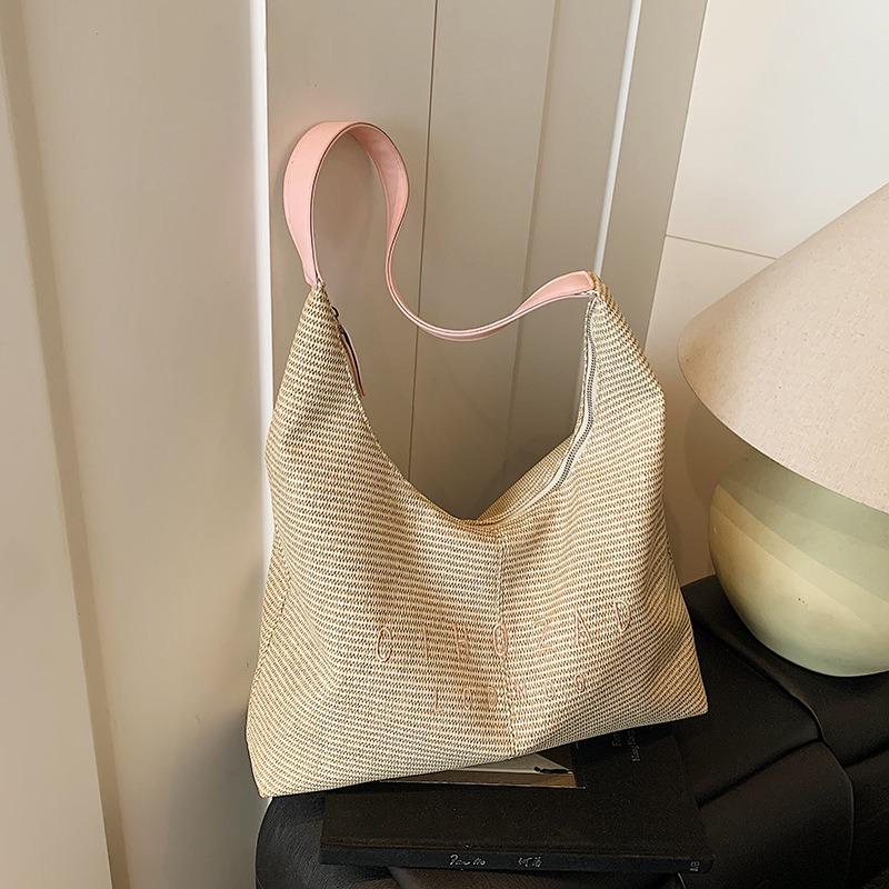 Fashion Large-capacity Tote Bag Women's Summer New Simple Casual Shoulder Bag High-value Versatile Bag