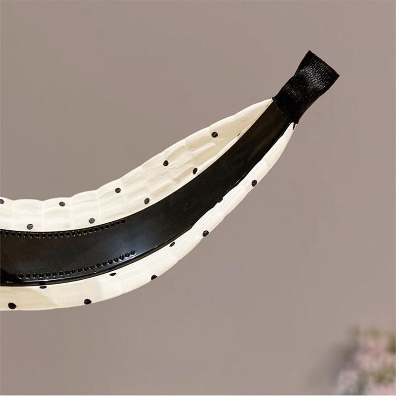 Breites Stirnband mit Polka Dots für Damen - 2025 Frühling/Sommer Voluminöses Rutschfestes Haaraccessoire