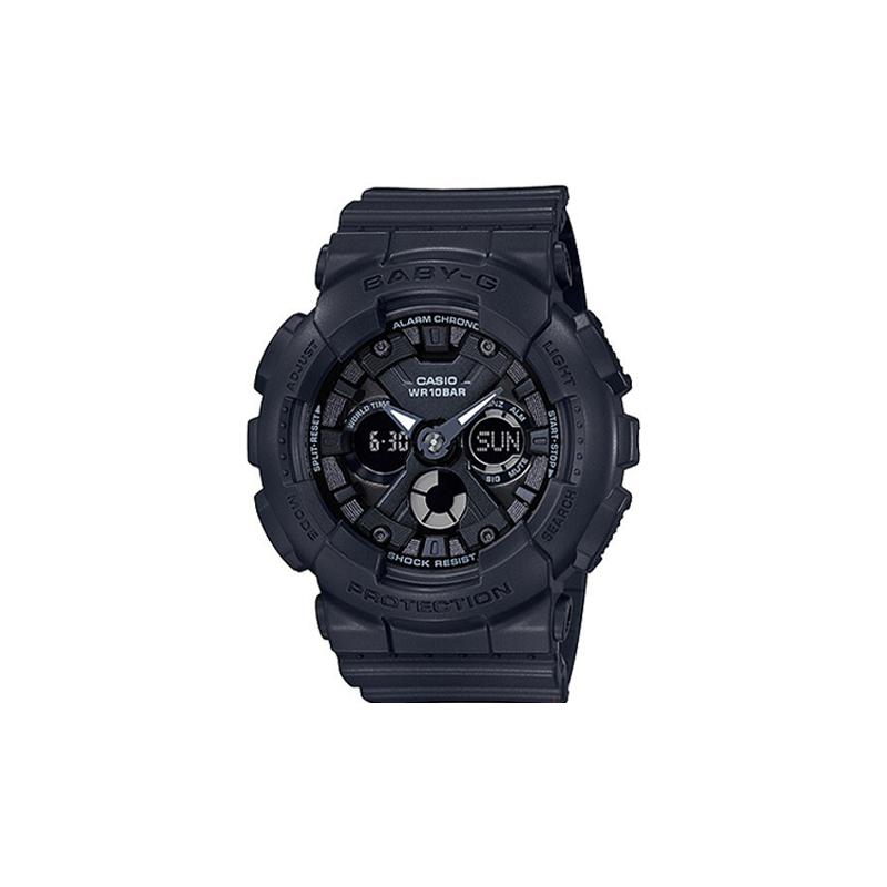

Casio BABY-G Black Waterproof 100m Waterproof Quartz Movement Resin Strap Japanese and Korean Watch Women’s Watch Black Dial BA-130-1AJF чорний