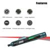 Mini Destornillador Eléctrico Inalámbrico 3.6V Li-ion Torque Ajustable Kit de Herramientas Portátil Reparación de Electrónica Bricolaje para el Hogar Azul
