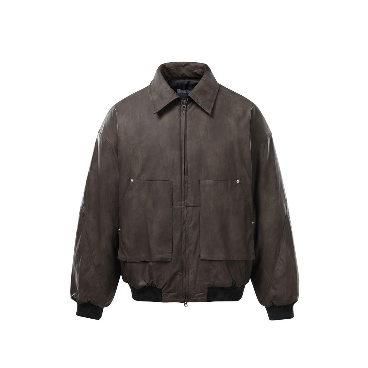 RUIIENRS x ARBENDO 2025 Winter Retro Distressed Cotton Jacket MY1386 M