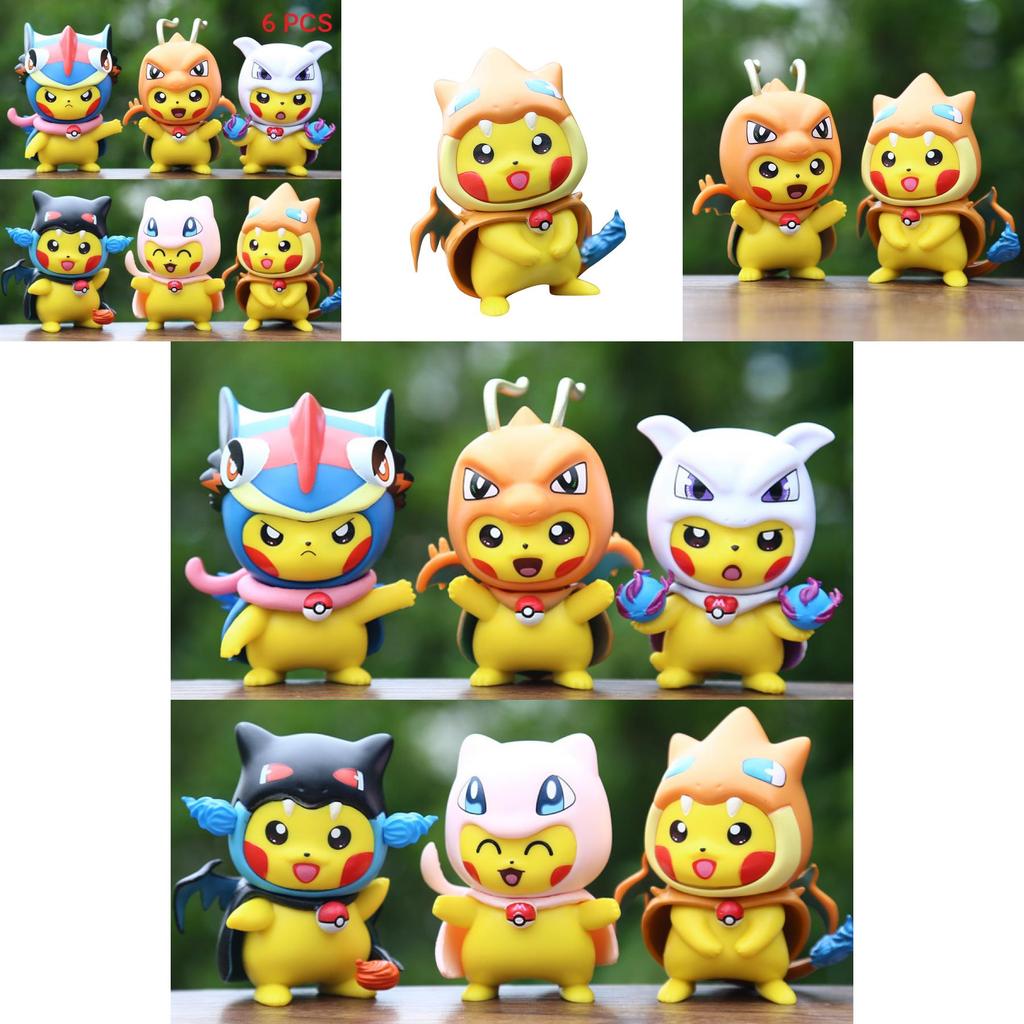 Pokmon Pvc Pikachu Figure Cake Topper Blind Box Gift For Collectors Special Characters Included