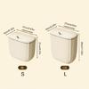 Household Waste Container Diaper Hangings Trash Bin with Lid Small Garbage Can