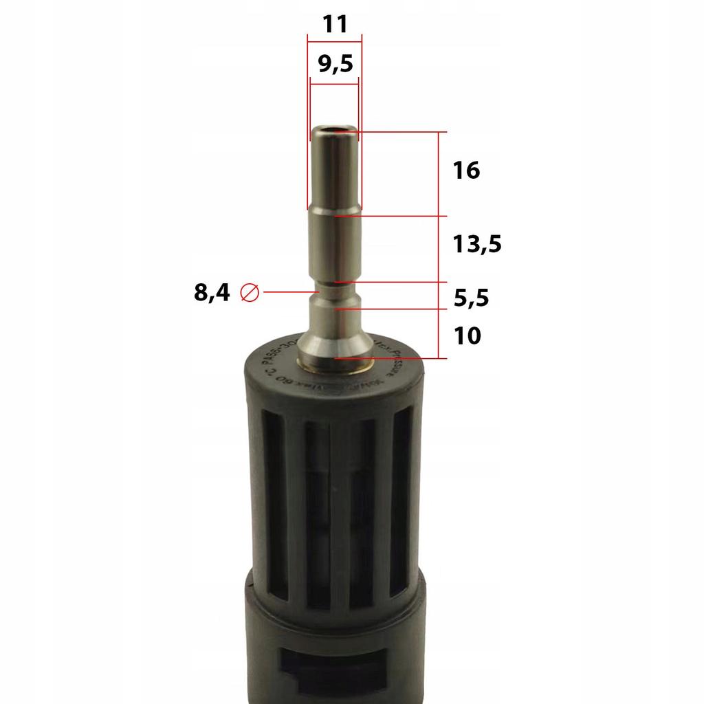 Rosfix HydroBrush T-Racer – Szczotka Obrotowa Z Dozownikiem | Zestaw Z Adapterem QC | Do Kostki, Tarasu, Elewacji | Kompatybilna Z Karcher K1–K7
