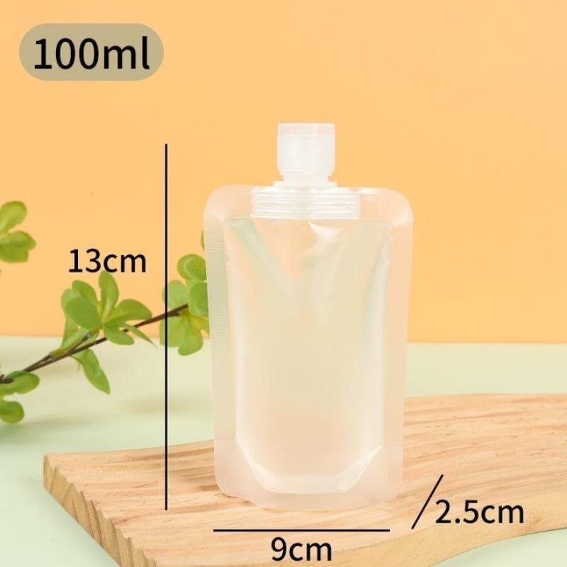 30/50/100ml Refillable Packaging Bags Travel Essentials Lotion Cosmetics Shampoo Shower Gel Portable Bags Makeup Fluid Bottles