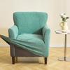 Universal Jacquard Leaf Sofa Chair Cover - New Style