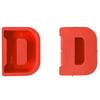 Epoxy Mold Reusable Anti-deformed Easy Demoulding Non-stick Flexible DIY Irregular Form Capital Letter Candle Stencil for Party