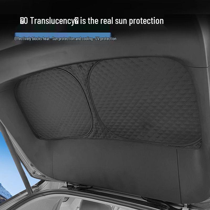 Tesla Model 3/Y Full Blackout Anti-Peeping Sunshade Curtains for Side Windows and Windshield