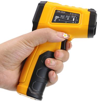 Infrared Thermometer Digital Thermometer Non-Contact Thermometer Electronic Temperature Gauge for Industrial Equipment