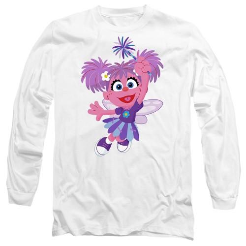 Sesame Street Unisex Adult Furry Friends Forever! Abby Cadabby Long-Sleeved T-Shirt
