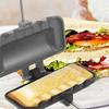 Sandwich Maker Pan Double-Sided Sandwich Baking Pan Grilled Cheese Maker Nonstick Sandwich Maker Flip Grill Pan for Breakfast