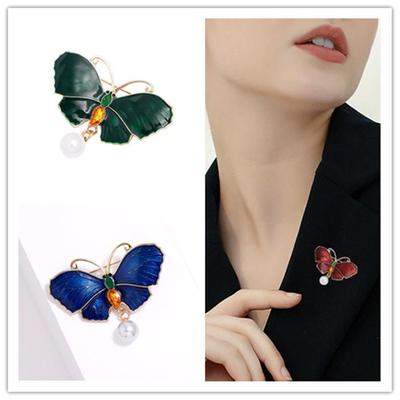 Γυναικεία Ins Pearl Butterfly Καρφίτσα Crystal Corsage Diy Αξεσουάρ ρούχων