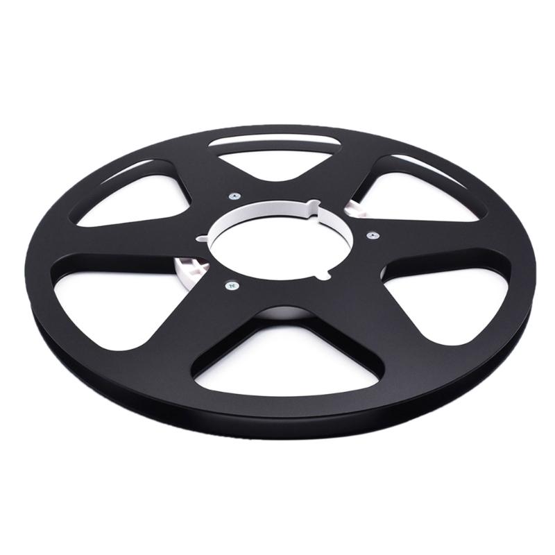 Lightweight Metal Reel 6 Hole Design 10.5Inch Empty Recording Tape Nab Hub Disk Aluminum Accessory