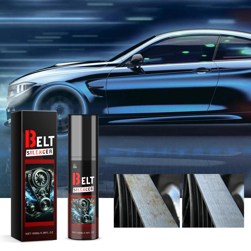 100ml Engine Belt Noise Elimination Spray Car Belt Silencer Lubricant Spray-On Dressing Anti-friction Protection Reduces Noise