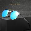 Kolorowe okrągłe ramki mężczyźni kobiety moda spolaryzowane okulary przeciwsłoneczne klasyczne okulary przeciwodblaskowe okulary do jazdy na świeżym powietrzu okulary UV400