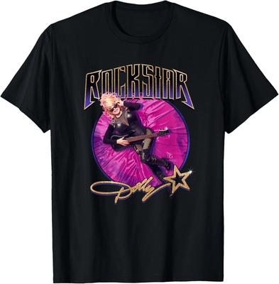 T-shirt Rockstar di Velluto Rosa di Dolly Parton