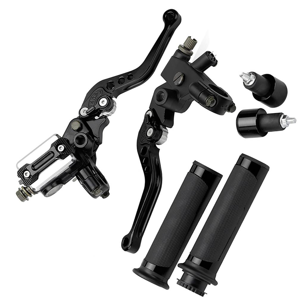 Motorcycle 7 8   22mm Handlebar Brake Master Cylinder Clutch Lever Left & Right Set Universal Fit for Scooters Sports