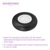 DMiotech 2pcs 100mm PU Sponge Wheels with Hubs for RC Airplane Tires, RC Cars, Model Ships, DIY Projects