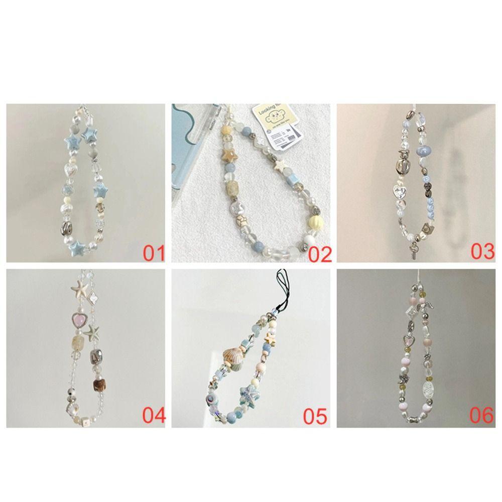 Phone Charms Phone Strap Hanging Cord Mobile Lanyard Beaded Phone Chain  Phone Pendant