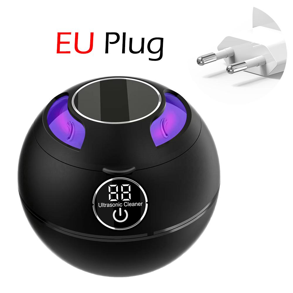 Ultrasonic Retainer Cleaner 200ML 45kHz Jewelry Ultrasonic Clean Portable Dental Cleaning for Rings Mouth Guard Dental Appliance