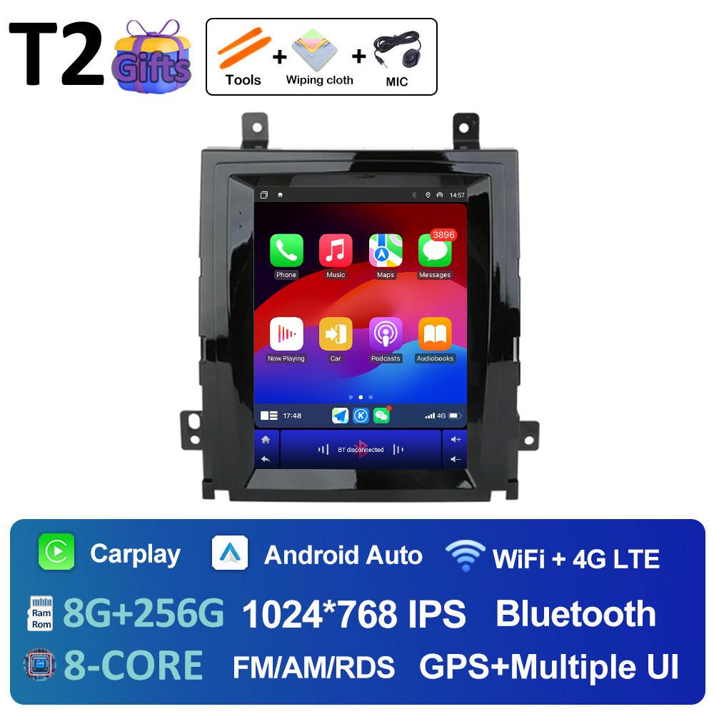 For Cadillac Escalade 2007 2008 2009 2010 2011 2012 2013 Android Auto Wireless Carplay 9.7 inch Touch Screen WIFI Accessories 4G