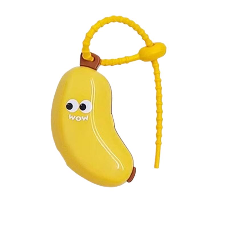 

Cute Toothbrush Holder Must-have Portable Travel Toothbrush Protective Cap Cute Banana Hiking Camping Brush Cap Case жовтий