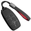 Mercedes-Benz E300L Key Cover: Suede Grade with Buckle for Men's C260LC200L GLC/GLB220