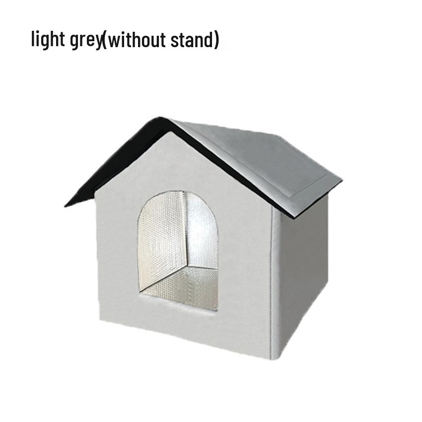 Całoroczny podwyższony dom dla psa i kota z izolowanym dachem