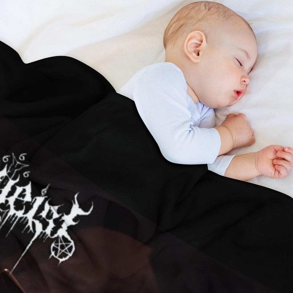 Sargeist black metal band Throw Blanket Decoratives halloween Warm Tourist Blankets
