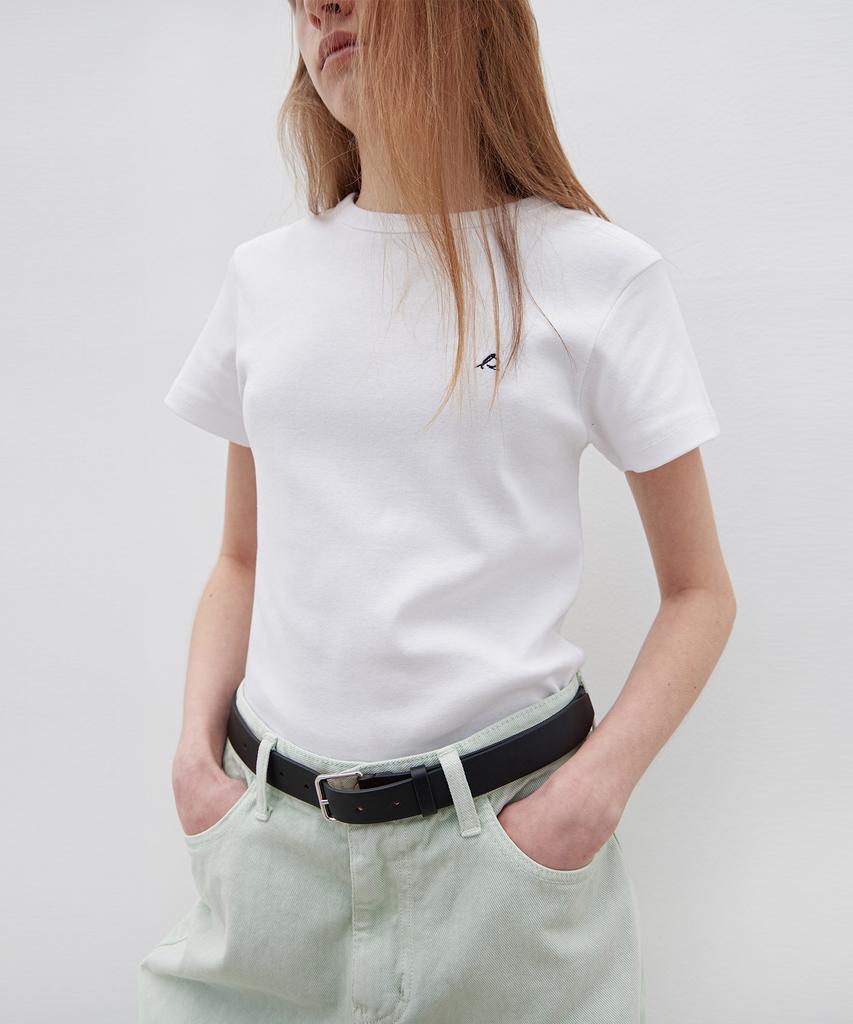 Leuba De Base Cotton T-Shirt - Off White