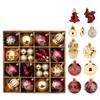 42 PCS Plastic Christmas Ball Ornaments Set for Tree Decoration Shatterproof and Lightweight for Holiday Celebration Use