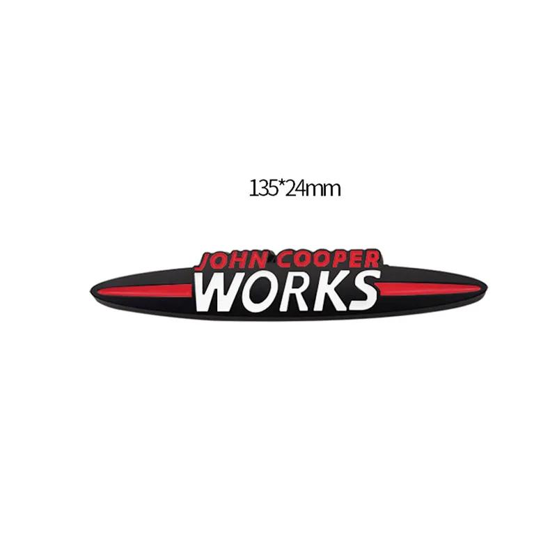 Metal JCW John Cooper Works Emblem Badge Decals For Mini Coopers Clubman Countryman Car Sticker R50 R52 R53 R55 R56 R57 R58 F55
