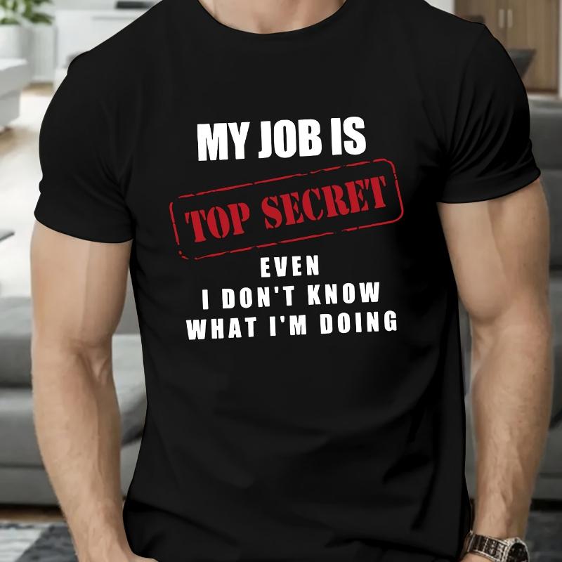 

Comfortable Short Sleeve T-Shirt - Loose Fit Polyester All-Season Wear XXL белый