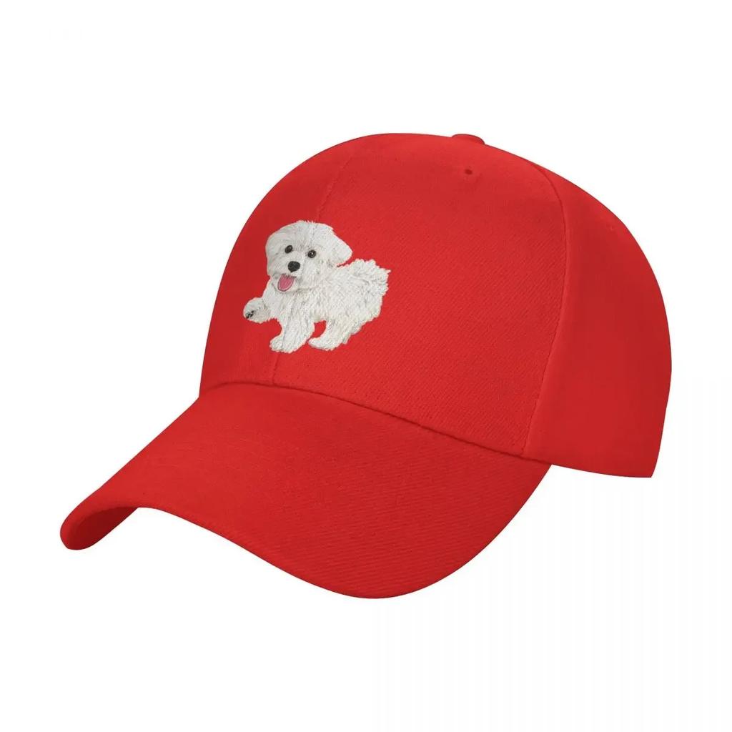 Maru the Maltese Baseball Cap Wild Ball Hat Unique Hats Trucker  For Women Mens