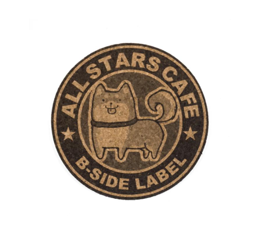 

B - SIDE LABEL Shiba Inu and Refusal Coaster Japan NEW