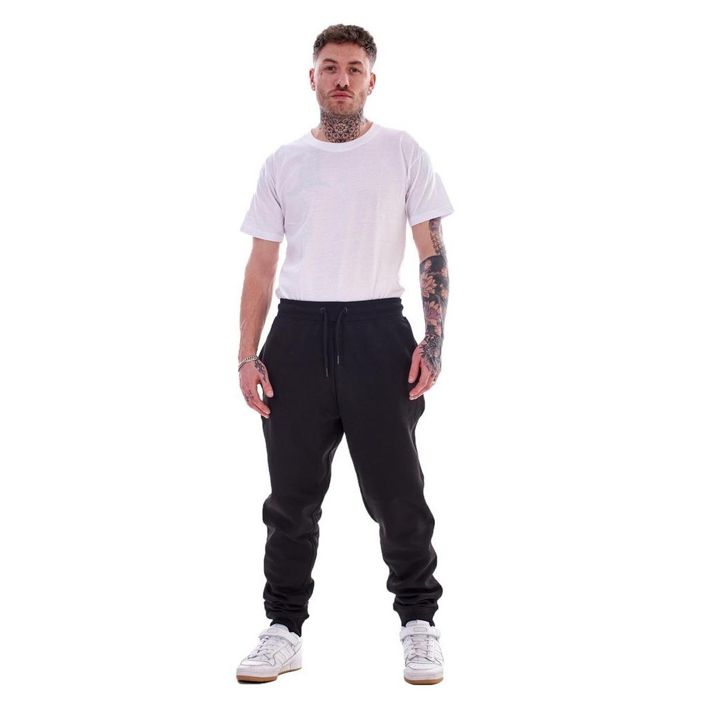 Keanu Mens Cotton Blend Slim Jogging Bottoms (Pack of 2)