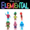 Crazy Element City Sammelfiguren-Set mit 6 PVC-Anime-Modellen