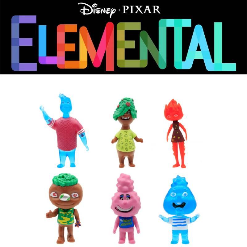 Crazy Element City Sammelfiguren-Set mit 6 PVC-Anime-Modellen