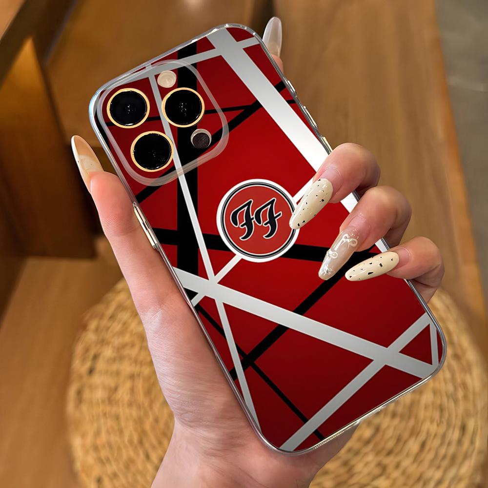 Foo Fighters Band Phone Case For IPhone 17 16 Pro Max 15 14 13 11 12 Mini Xs X Xr 7 8 Plus Se Transparent Cover