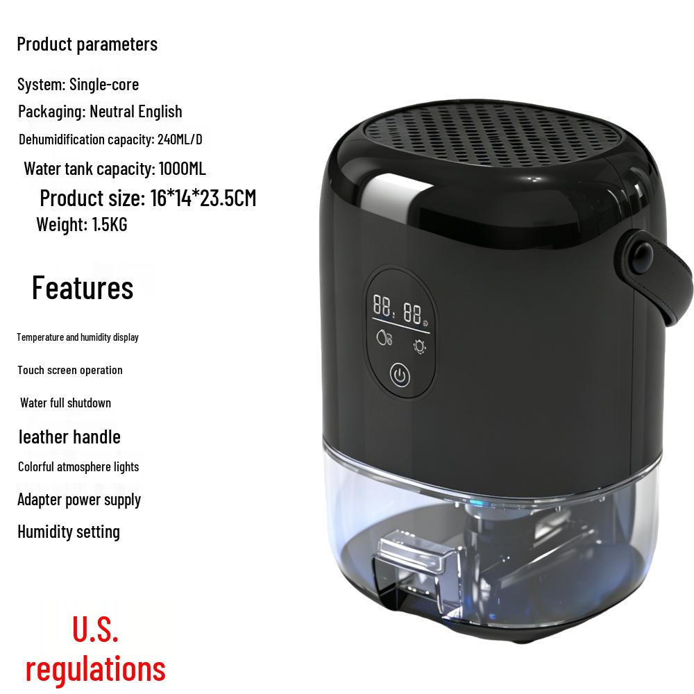 Vysokovýkonný, energeticky úsporný tichý odvlhčovač pre domácnosť a suterén