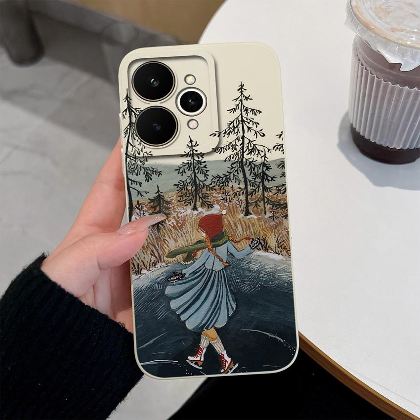 For Realme 15 15T 15X C21Y C25Y Note 70 70T C71 C73 C33 C35 Phone Shell Fashion Leopard Print Patterns Anti Drop Cases For Realme Silicone Back Covers