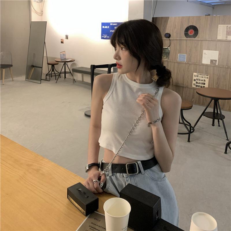 2025 American Style Slimming Sleeveless Cropped Vest Camisole