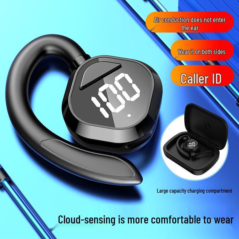 Cuffie In-Ear Bluetooth Wireless V58 con Cancellazione del Rumore, Display Digitale e Lunga Durata della Batteria per Sport e Viaggi