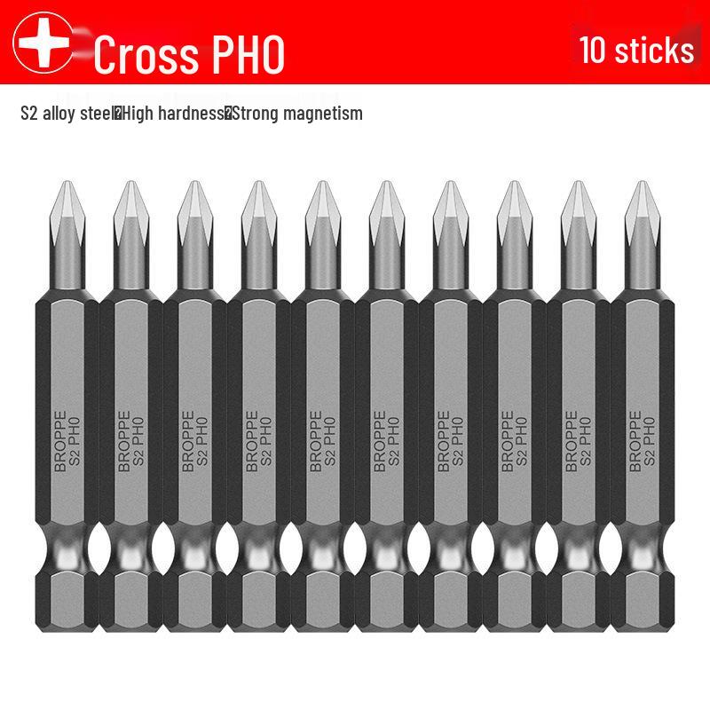 BROPPE Electric Magnetic Phillips Torx Hex S2 Drill Screwdriver Bit