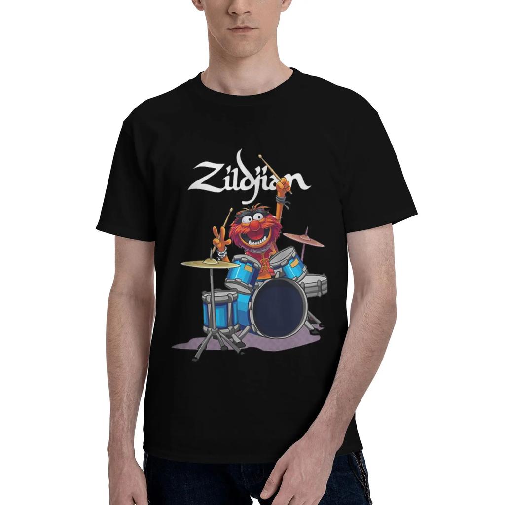 Animal Drummer The Muppets Show 100 Cotton TShirt Mens Fashion T Shirts Men Round Neck Short Sleeve S6XL