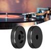 45 RPM Record Turntable Adapter Large Hole Conversion Sheet   Black Clamp Adapter for Most Big Hole Records
